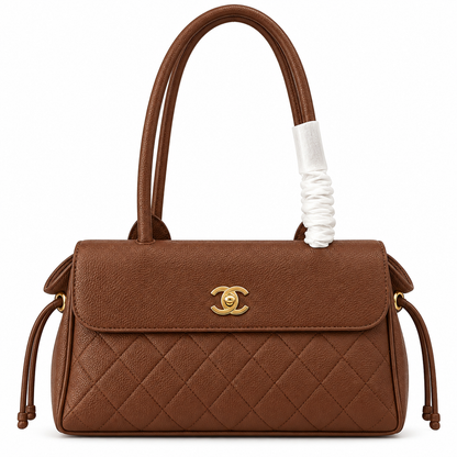 Chanel Grained Calfskin Small Shopping Bag