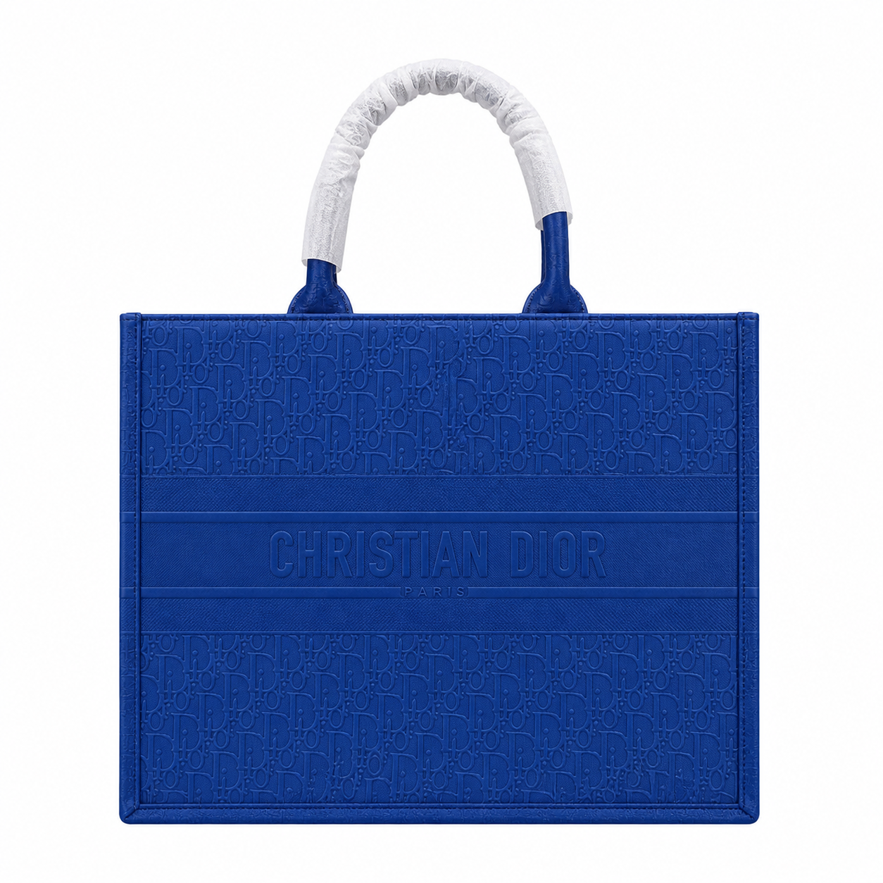 Christian Dior Book Tote in embroidered canvas