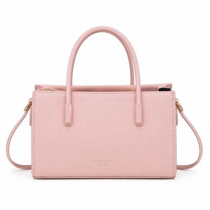 Faux-leather handbag
