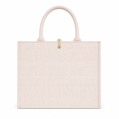 Christian Dior Book Tote in embroidered canvas