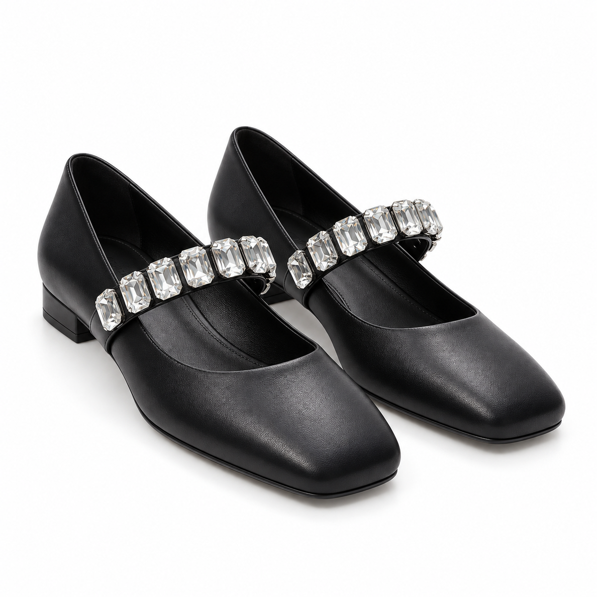 Casadei Crystal Ballet Flats