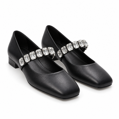 Casadei Crystal Ballet Flats