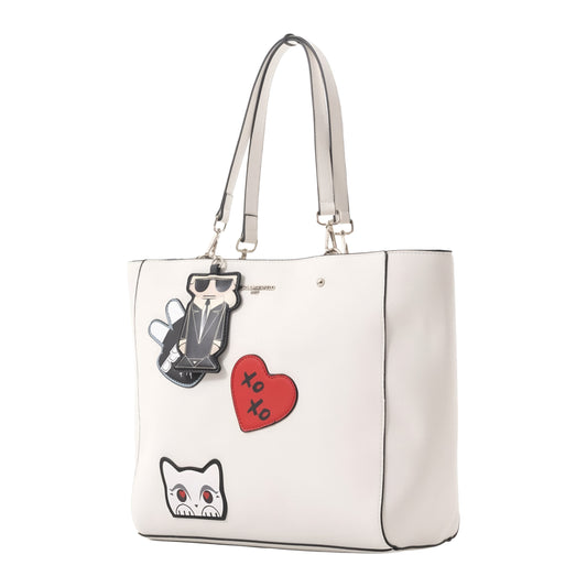 Karl Lagerfeld Adele Bag | White