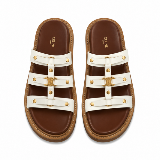 Celine Tippi leather sandals
