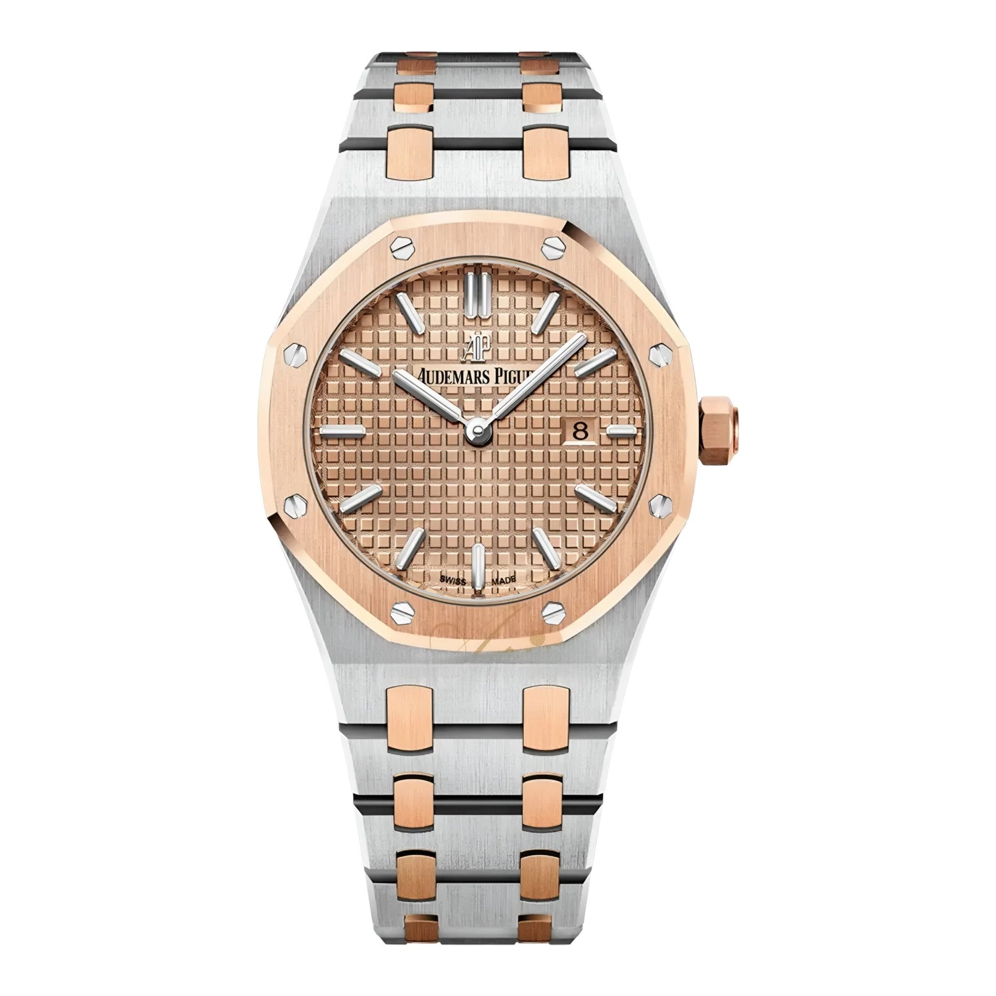 Silver And Pink Audemars Piguet Royal OAK Two Tone | Pink - Legend Shop Lb