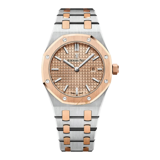 Silver And Pink Audemars Piguet Royal OAK Two Tone | Pink