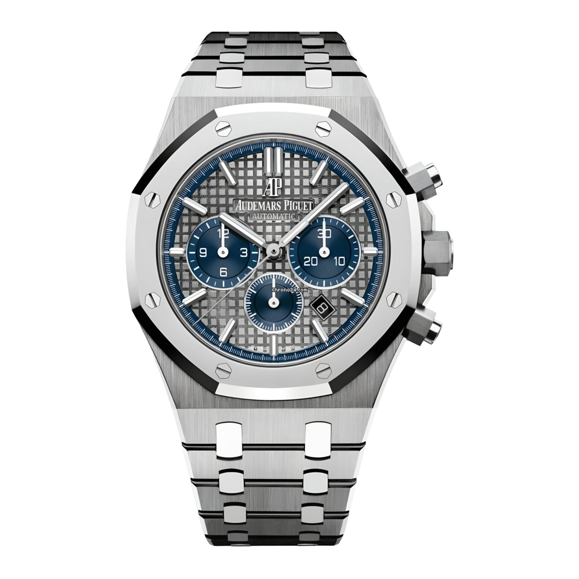 Silver Audemars Piguet Chronograph | Grey - Legend Shop Lb