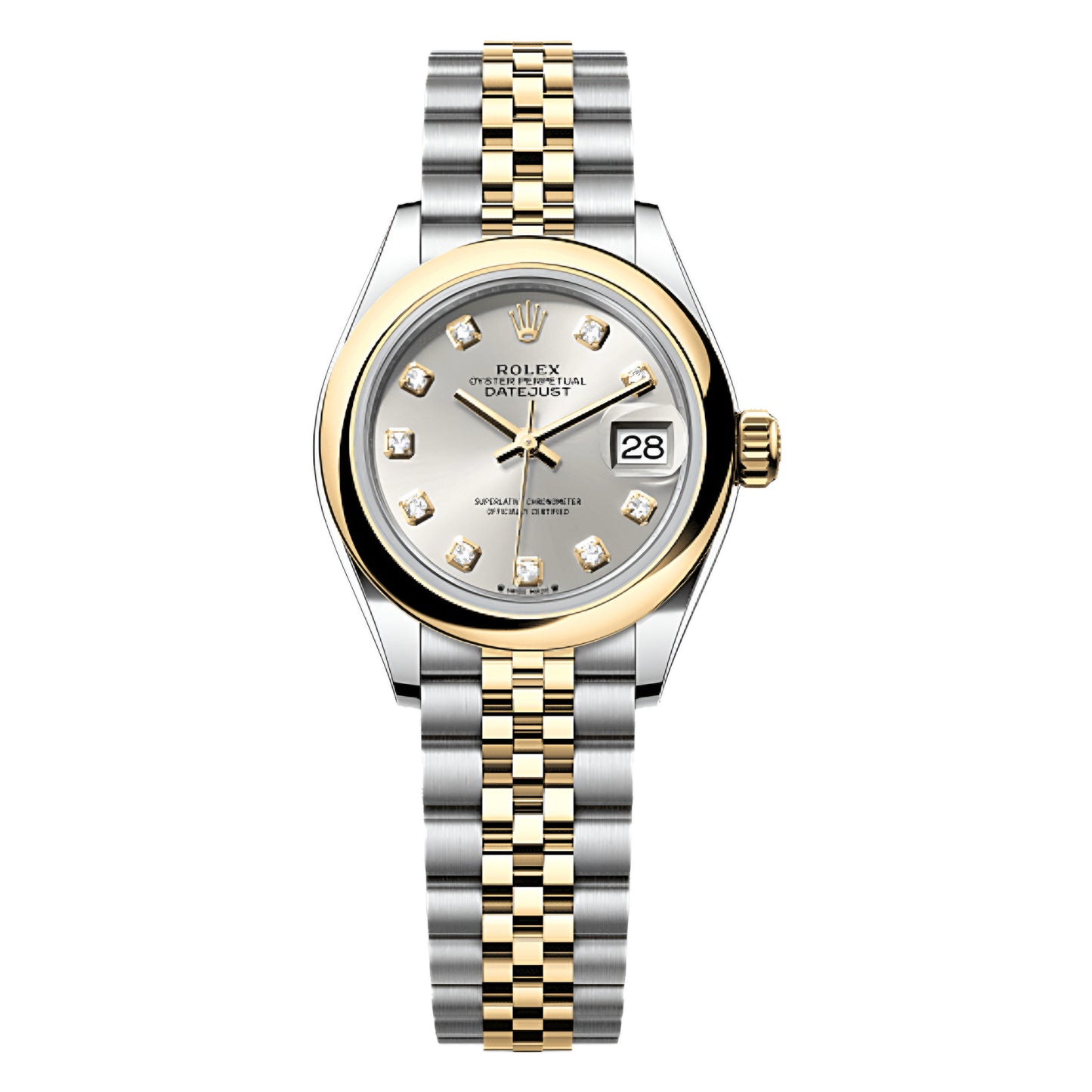 Silver And Gold Rolex Lady-Datejust