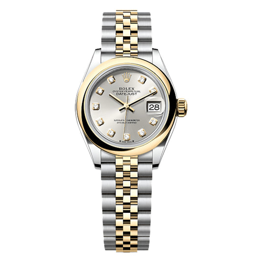 Silver And Gold Rolex Lady-Datejust