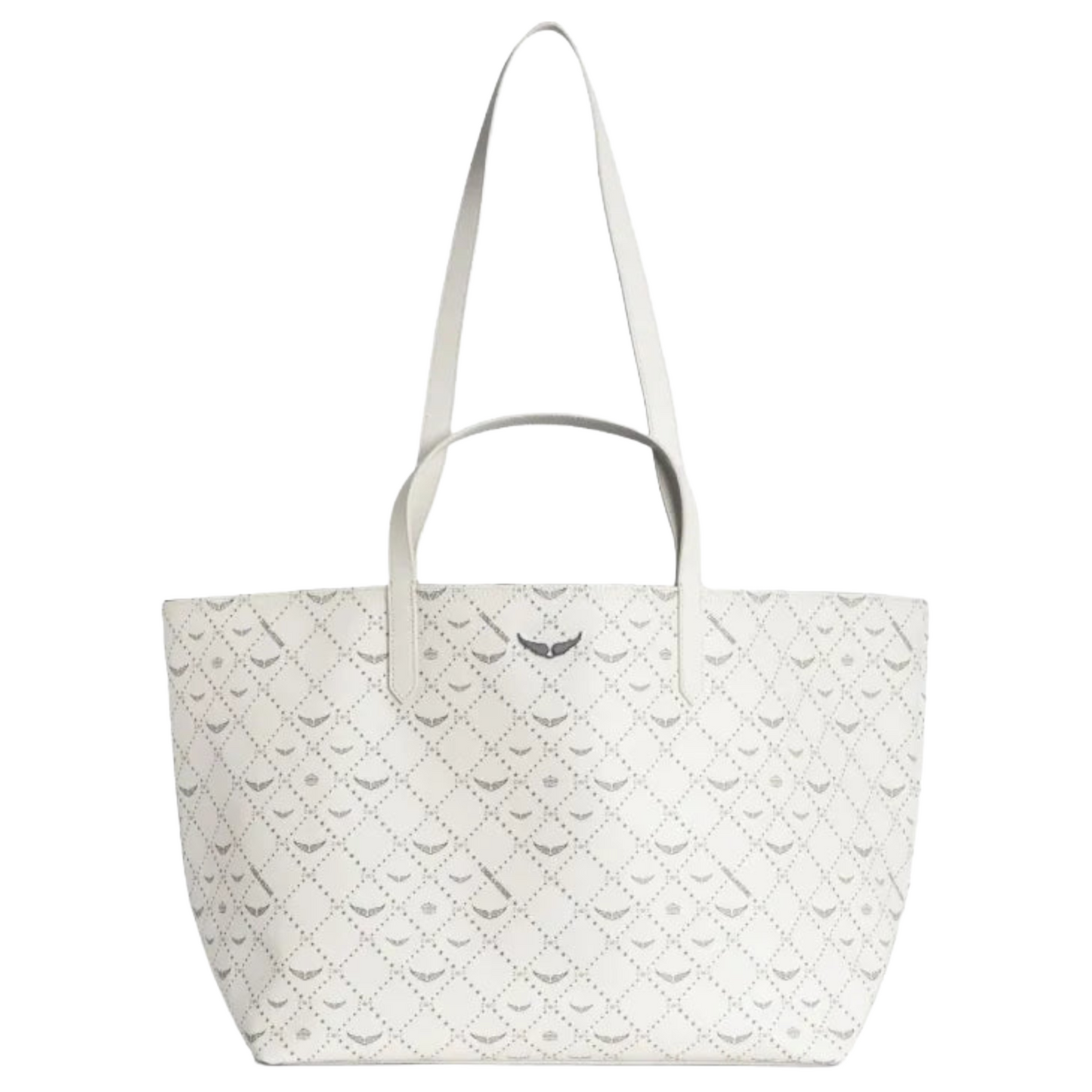 Zadig et voltair XL Monogram Shopper bag | White