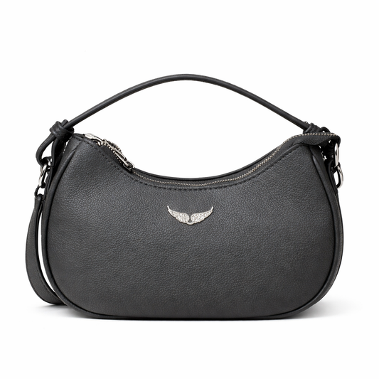 Zadig & Voltaire Moonrock grained leather handbag