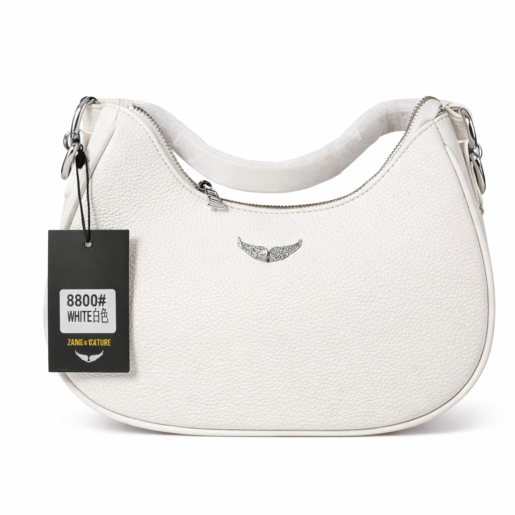 Zadig & Voltaire Moonrock grained leather handbag