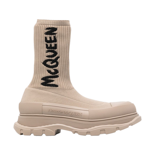 ALEXANDER MCQUEEN Black McQueen Graffiti Chunky Sole Sneakers