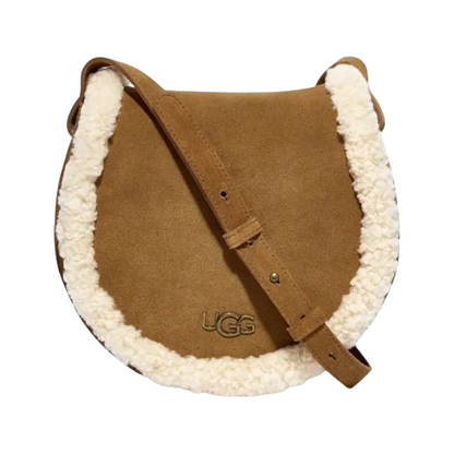 UGG Janey Black Sherpa Crossbody Bag