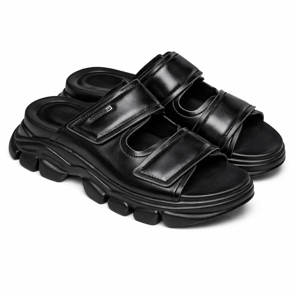 Charles & Keith Dash Double Strap Flatform Sandals