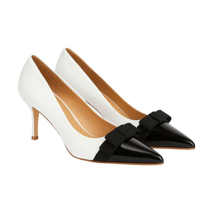Elegant Bow Pointed Heels