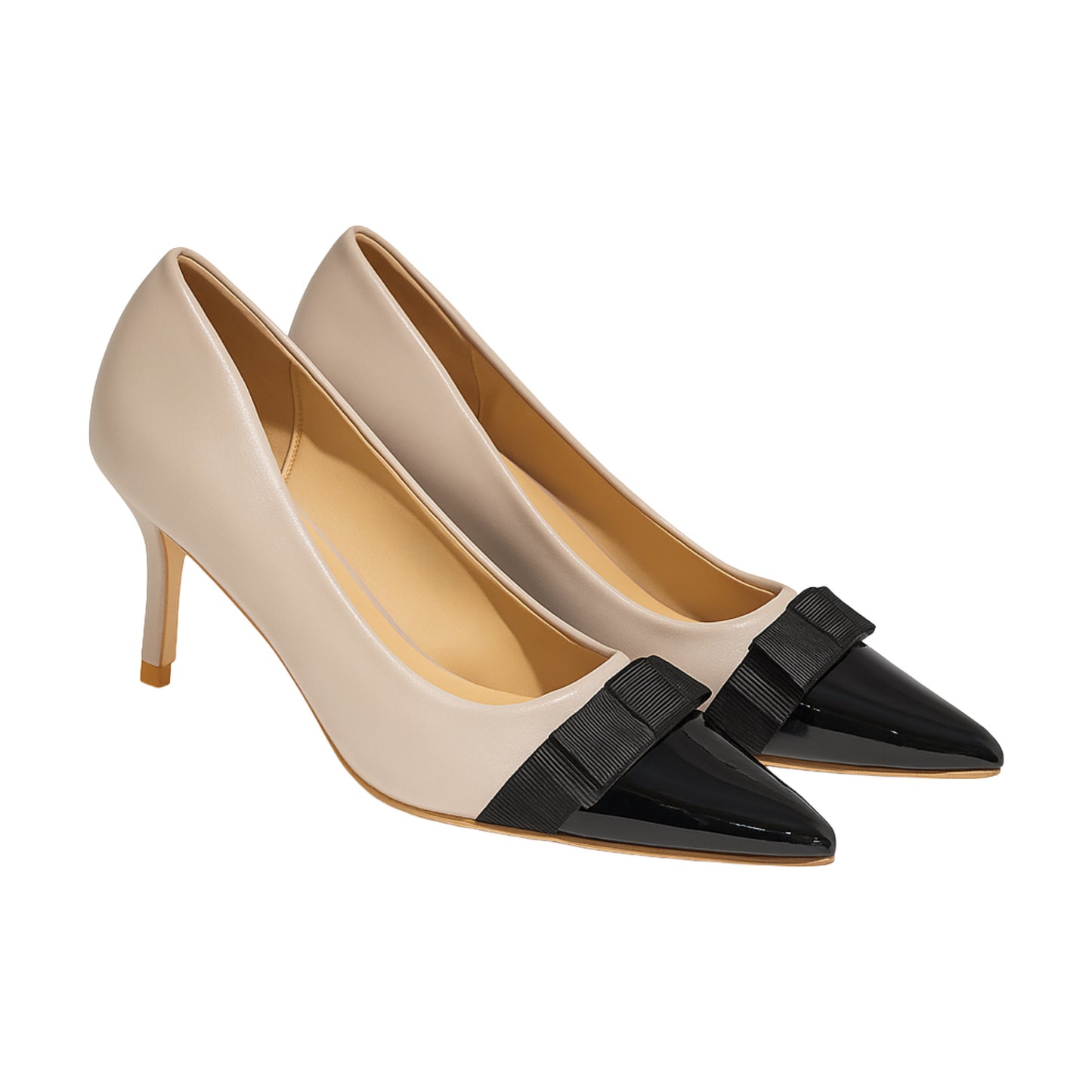 Elegant Bow Pointed Heels