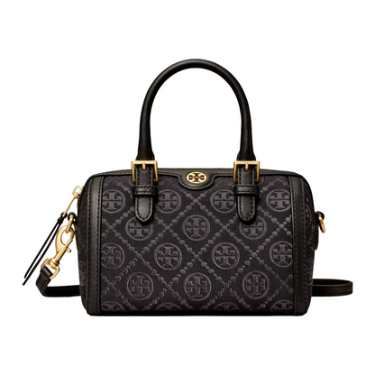 Tory Burch T Monogram Petite Barrel Bag