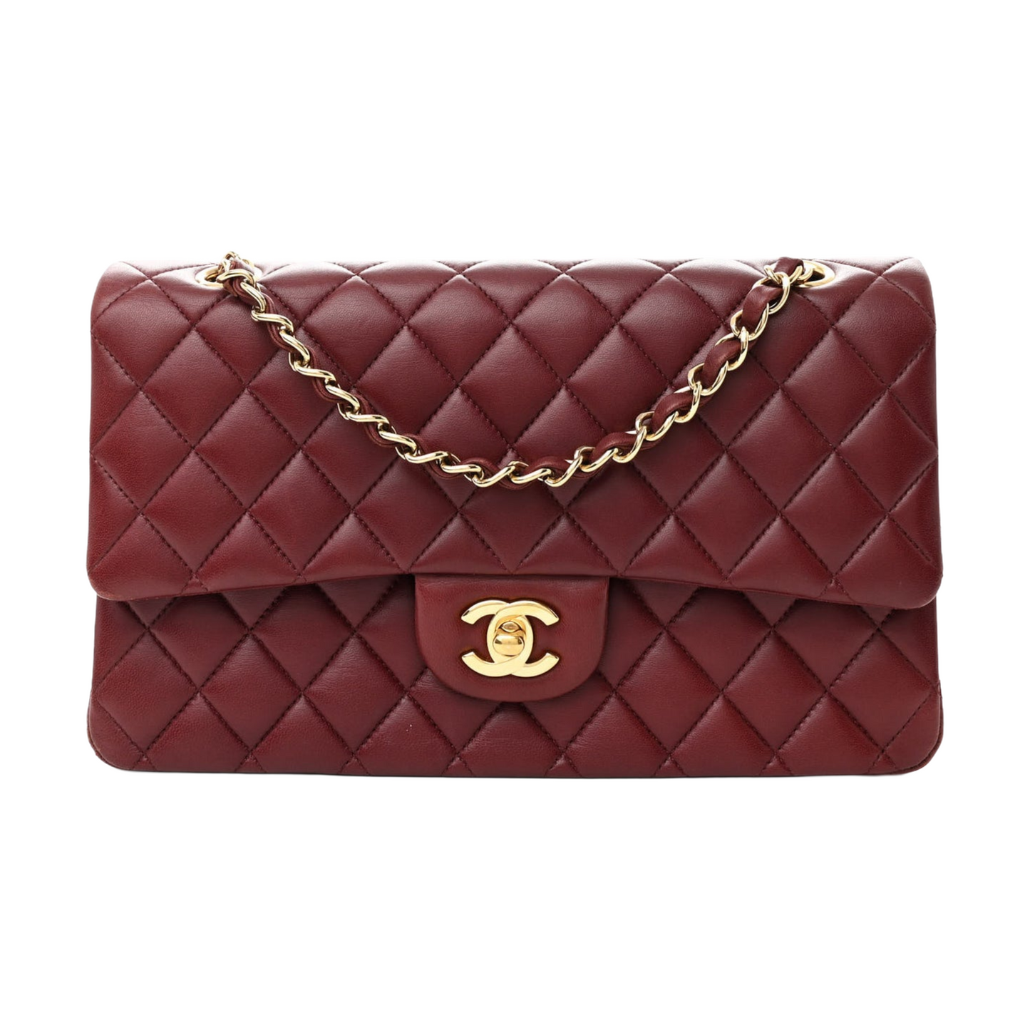 Chanel Lambskin Quilted Medium Double Flap bag