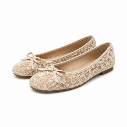 lace ballet flats