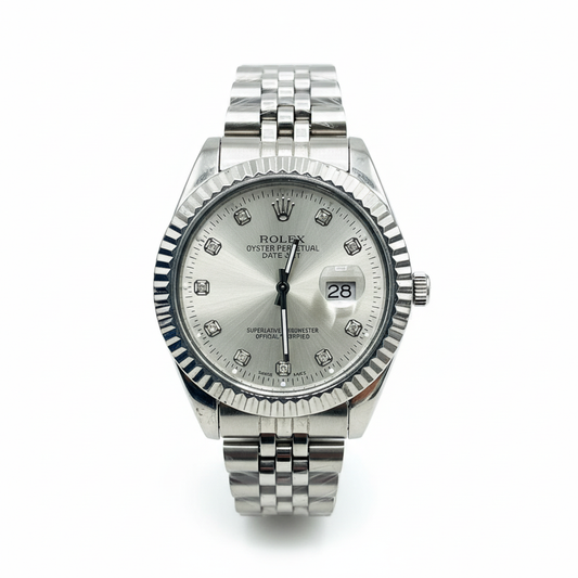 Rolex Datejust watch Silver