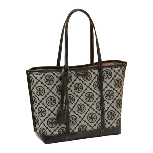 Tory Burch Perry T Monogram Jacquard Triple Tote bag