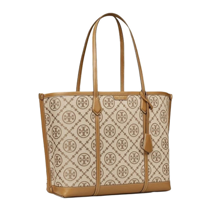 Tory Burch Perry T Monogram Jacquard Triple Tote bag