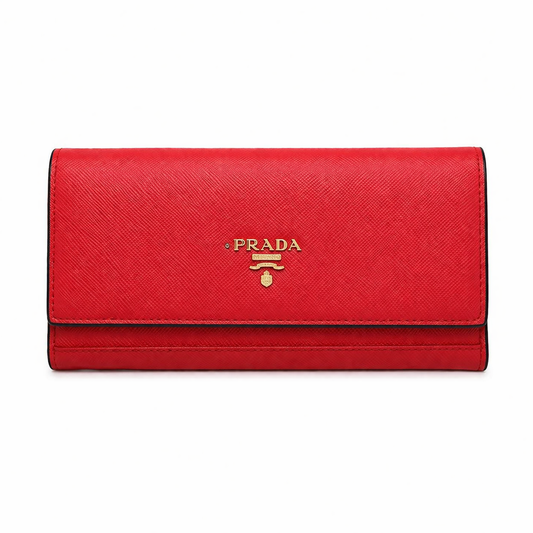 Prada Large Saffiano Leather Wallet