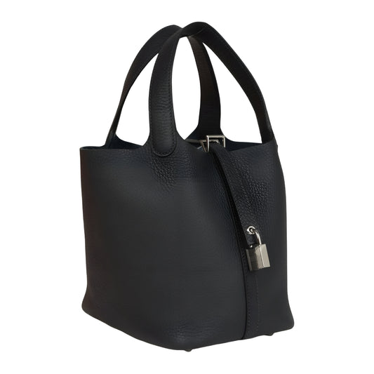 Hermès Picotin Caban Clemence | Black