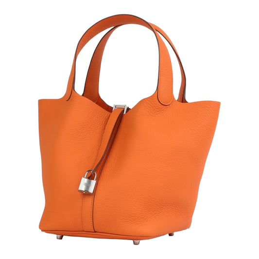 Hermès Picotin Caban Clemence |Orange