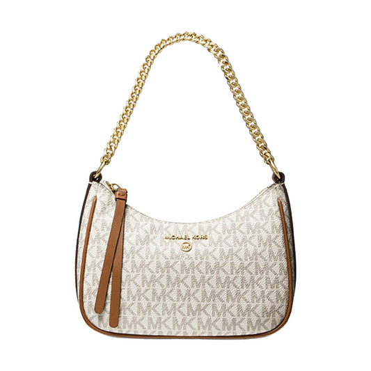 Michael Kors Jet Set Charm Small Logo Pochette | White