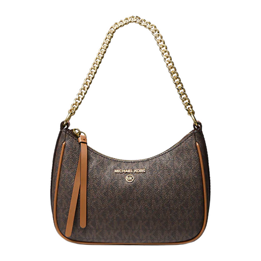 Michael Kors Jet Set Charm Small Logo Pochette | Brown