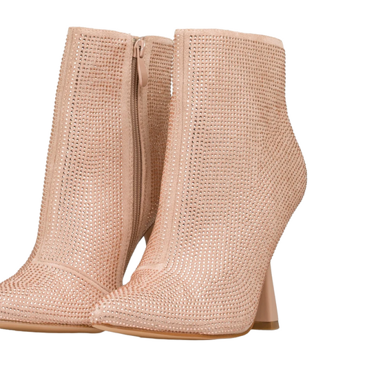 Over Diamante Heeled Ankle