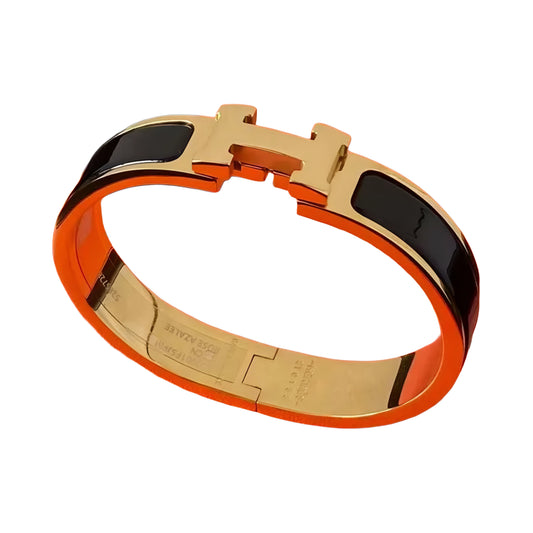 Hermès Clic H Bracelet | Black