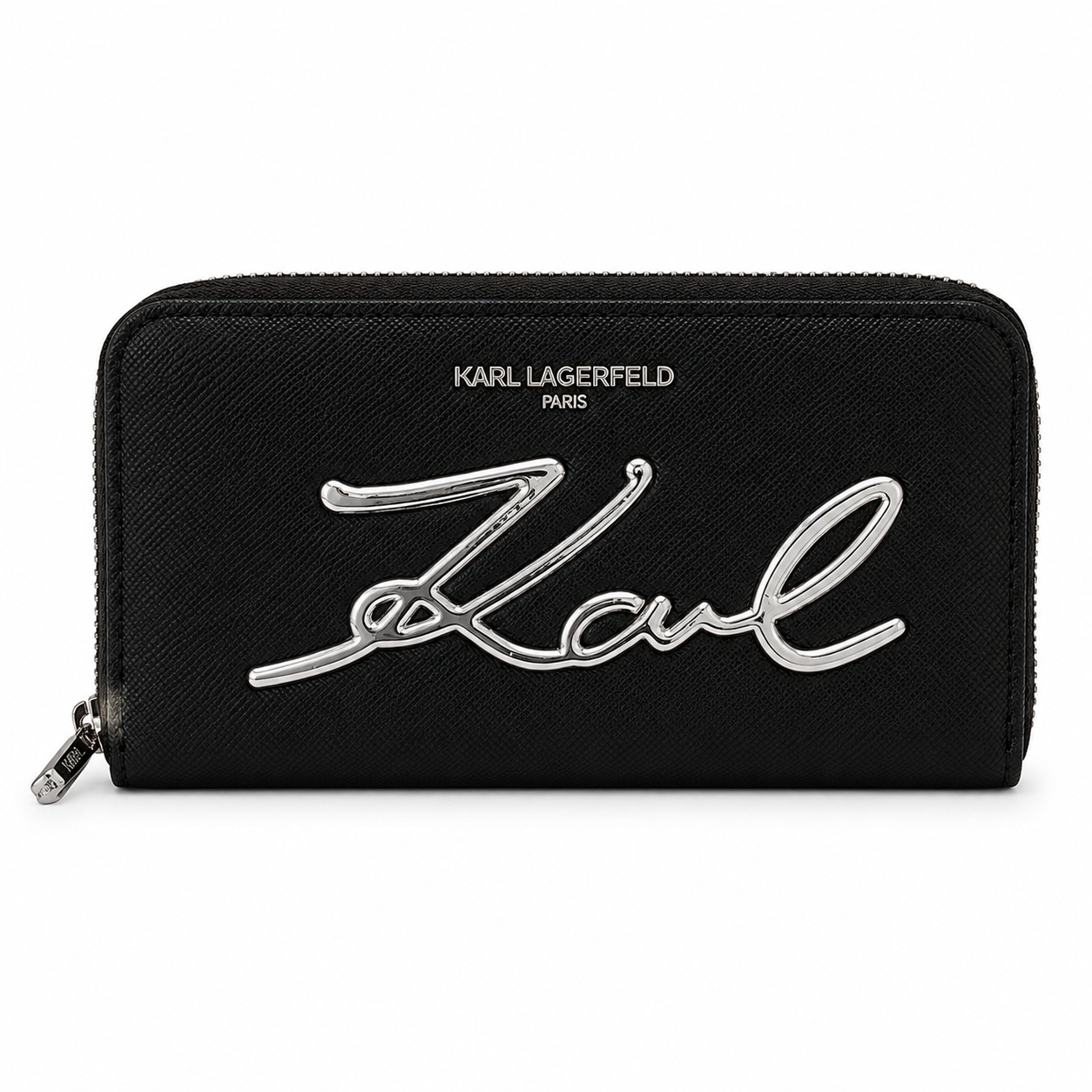 Karl Lagerfeld K/Signature zip-around wallet