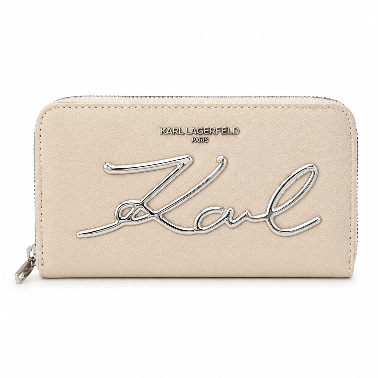 Karl Lagerfeld K/Signature zip-around wallet