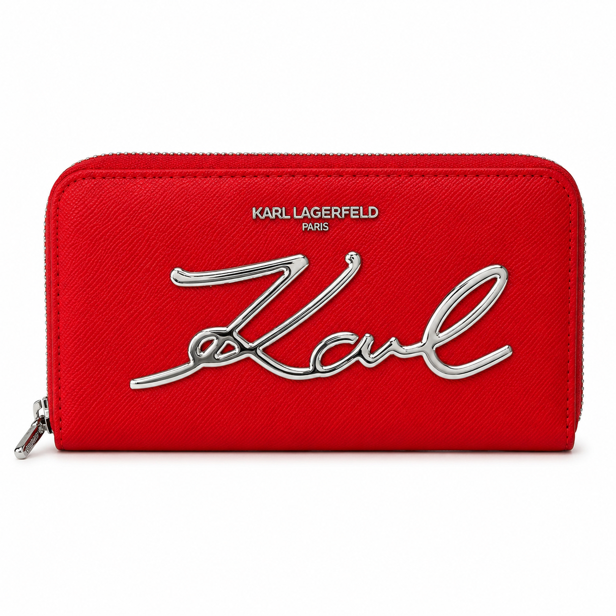 Karl Lagerfeld K/Signature zip-around wallet