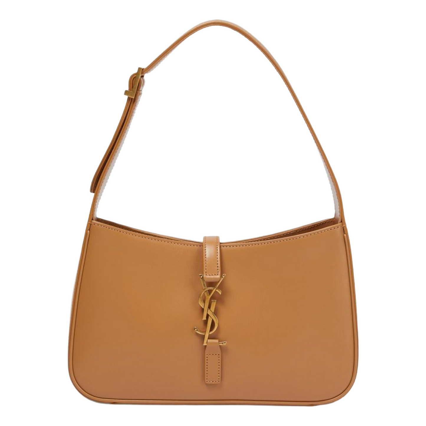 Yves Saint Laurent Leather Shoulder Bag | Dark Beige