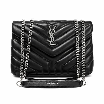 Saint Laurent Loulou quilted leather shoulder bag.
