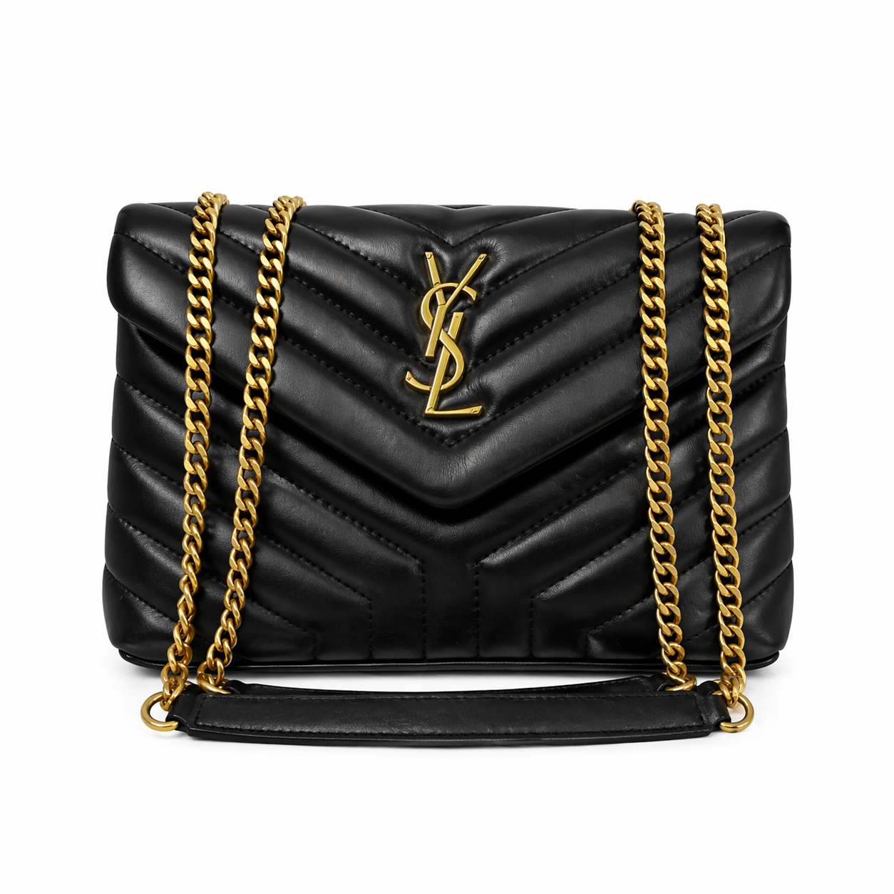 Saint Laurent Loulou quilted leather shoulder bag.
