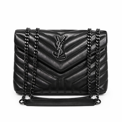 Saint Laurent Loulou quilted leather shoulder bag.