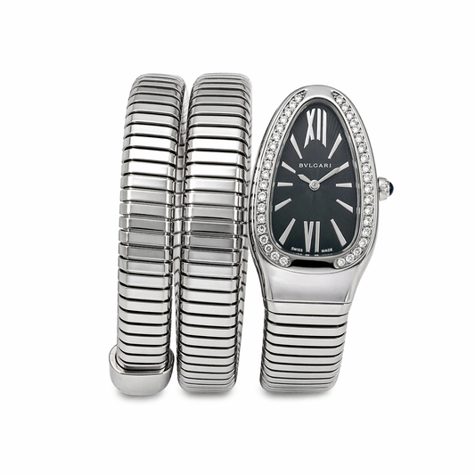 Bulgari Serpenti Tubogas watch Silver