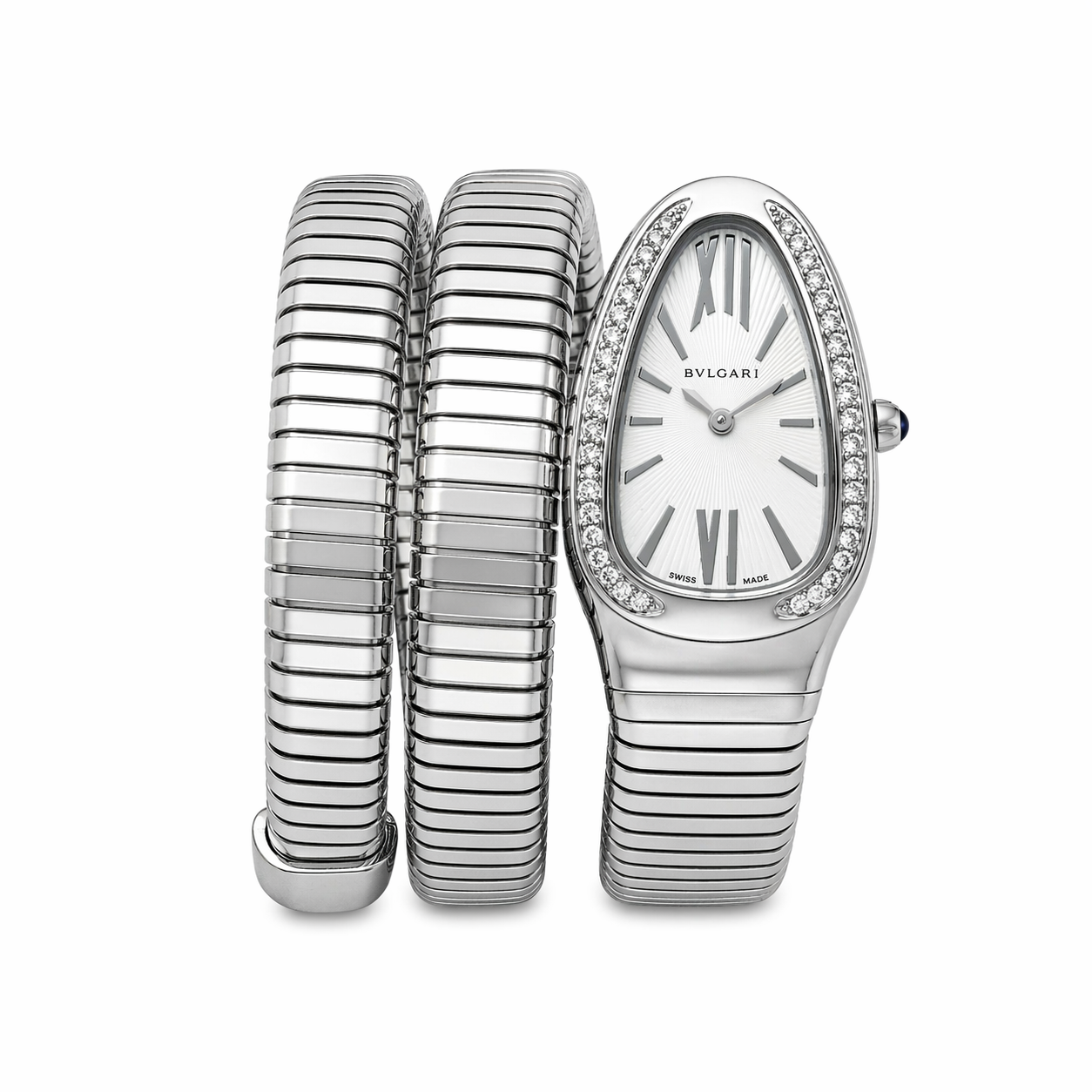 Bulgari Serpenti Tubogas watch Silver