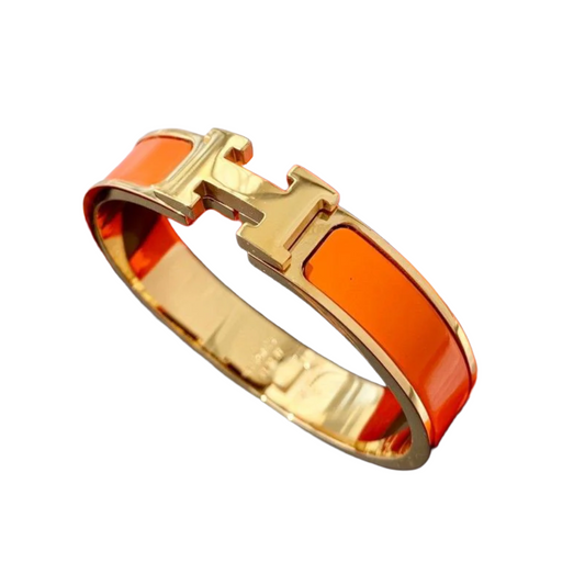 Hermès Clic H Bracelet | Orange