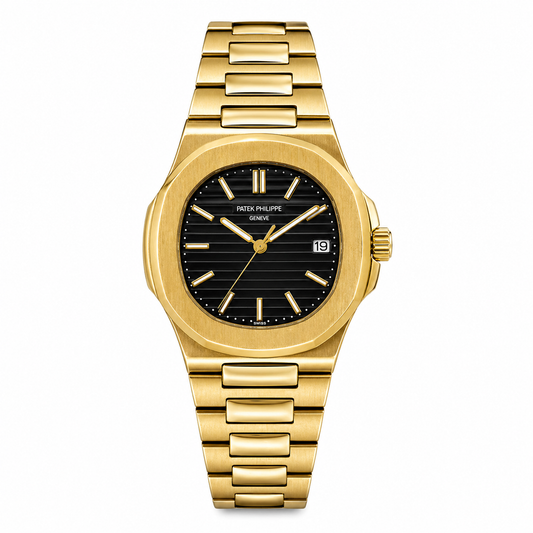 Patek Philippe Nautilus yellow gold wristwatch