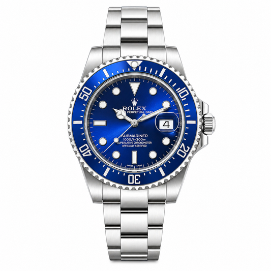 Rolex automatic Submariner Date watch | Blue