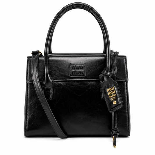 Miu Miu Solitaire shiny leather bag