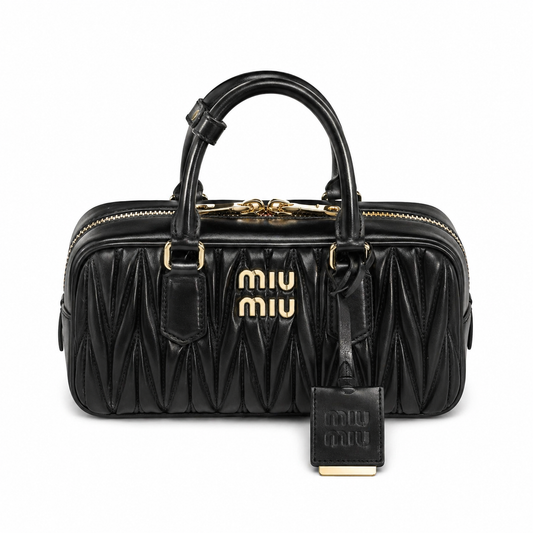 Miu Miu Arcadie Matelassé Nappa Leather Bag