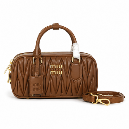 Miu Miu Arcadie Matelassé Nappa Leather Bag