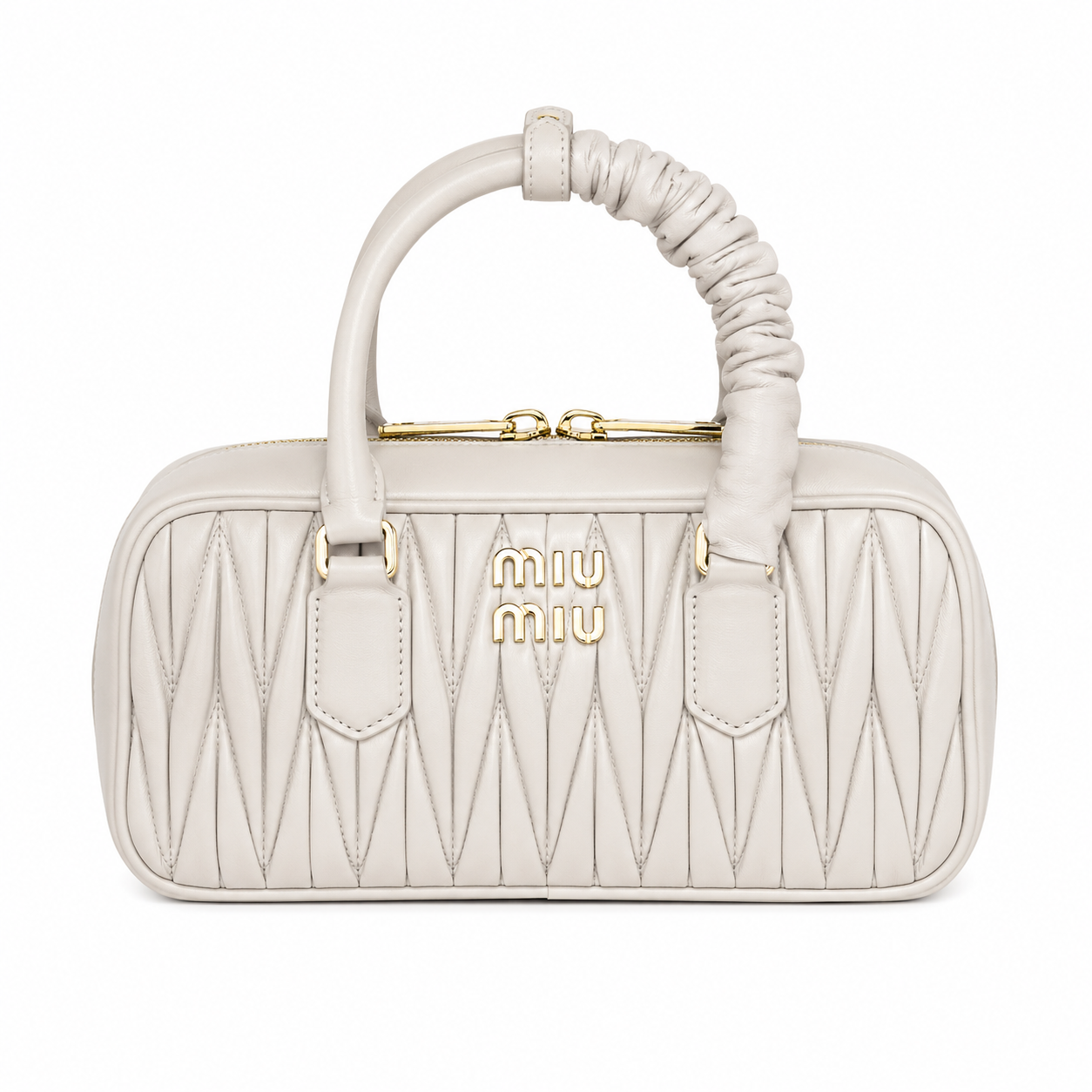 Miu Miu Arcadie Matelassé Nappa Leather Bag
